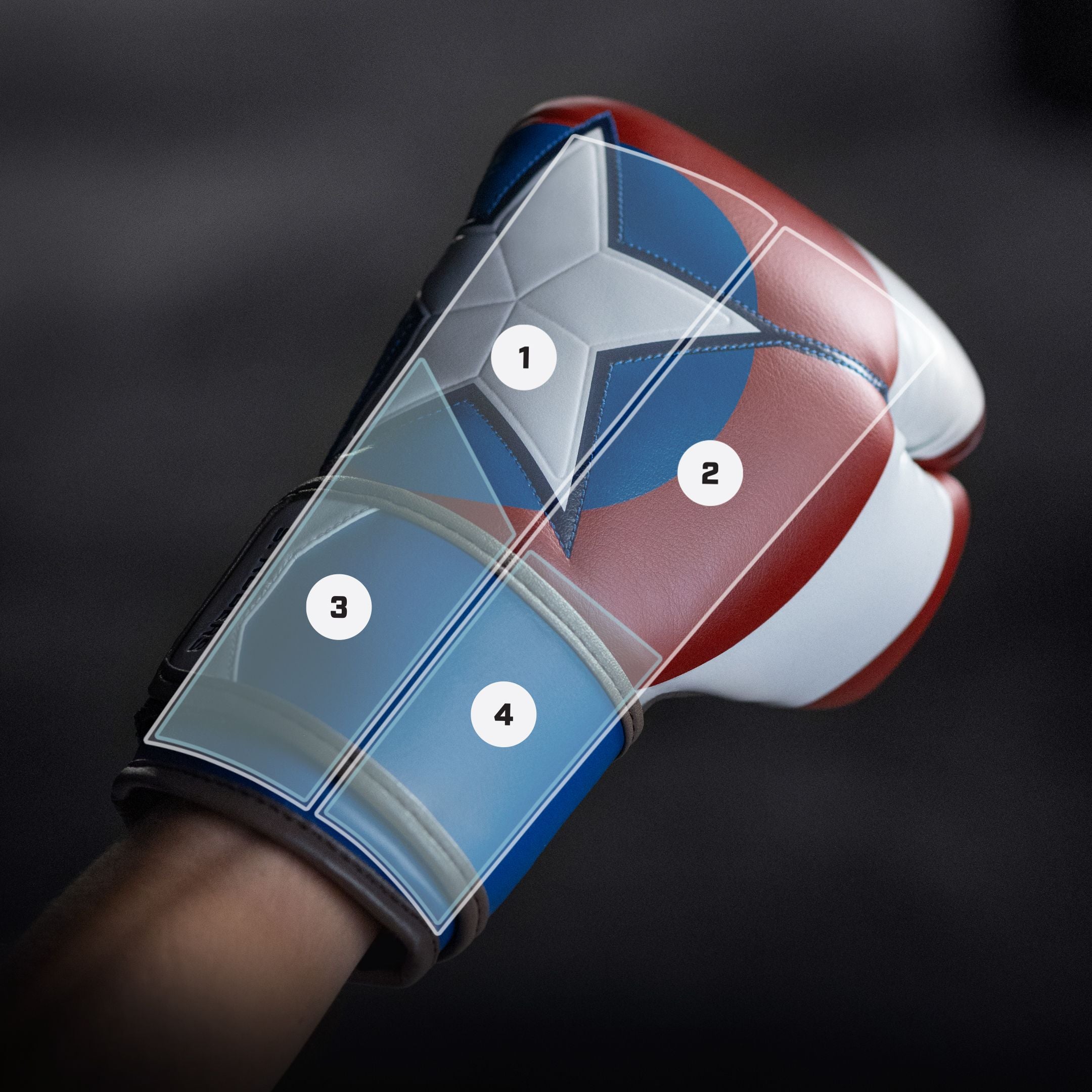 Marvel's Youth Captain America Boxing Gloves