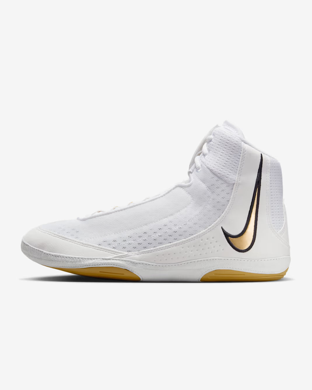 Nike Inflict 4 Wrestling Shoes -White/Photon Dust/Black/Metallic Gold