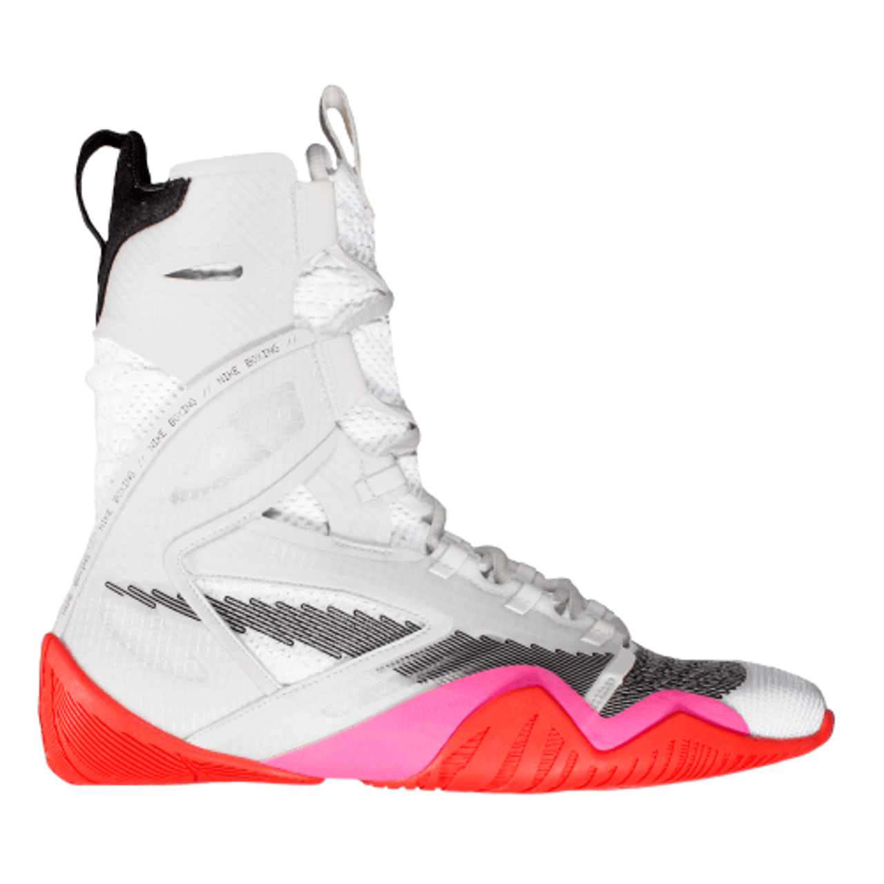 Nike HyperKO Boxing Shoes 2 Special Edition - White/Black/Bright Crimson
