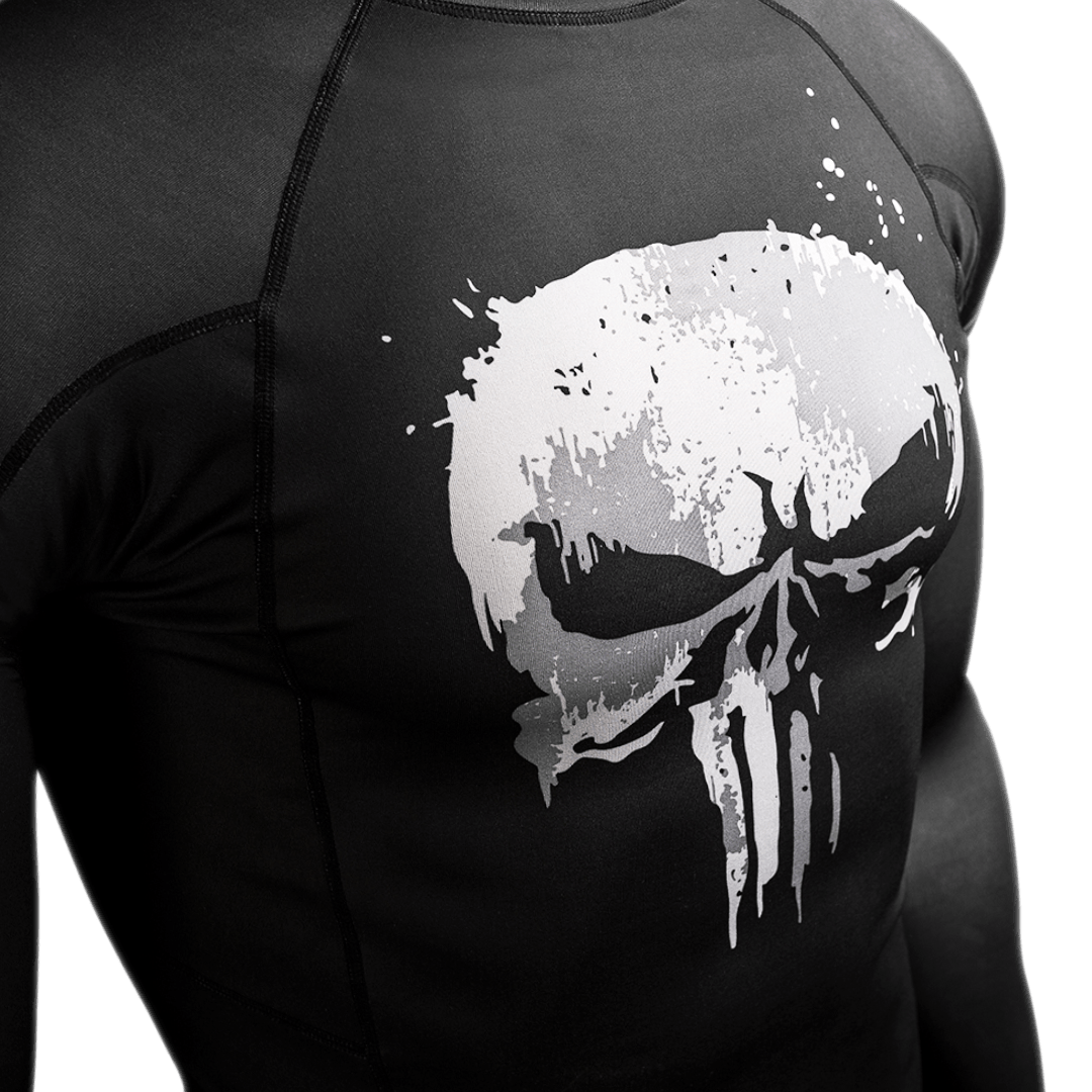 Marvel's The Punisher Long Sleeve Rash Guard