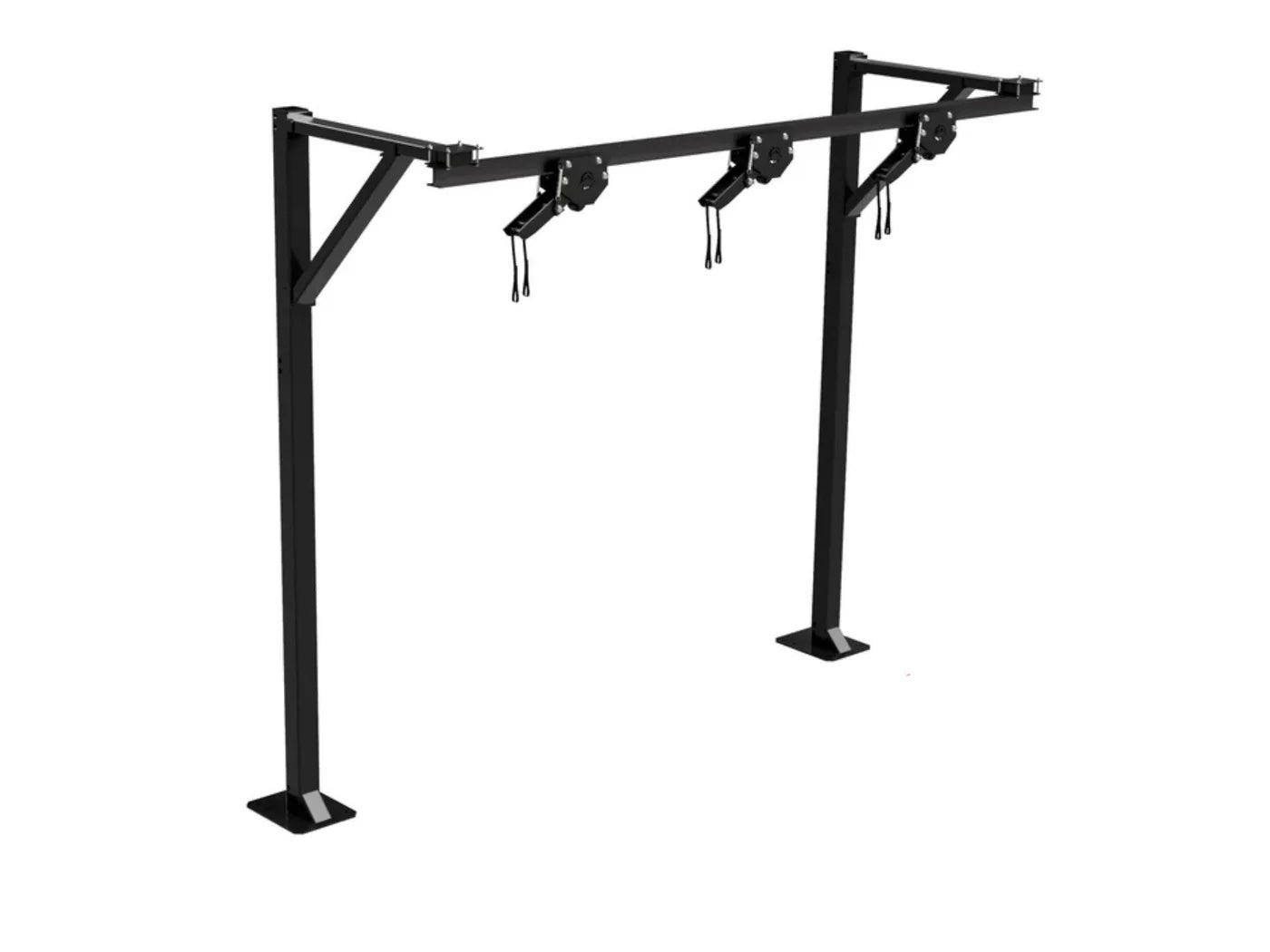 Trolley Bag Rack: Floor Mount