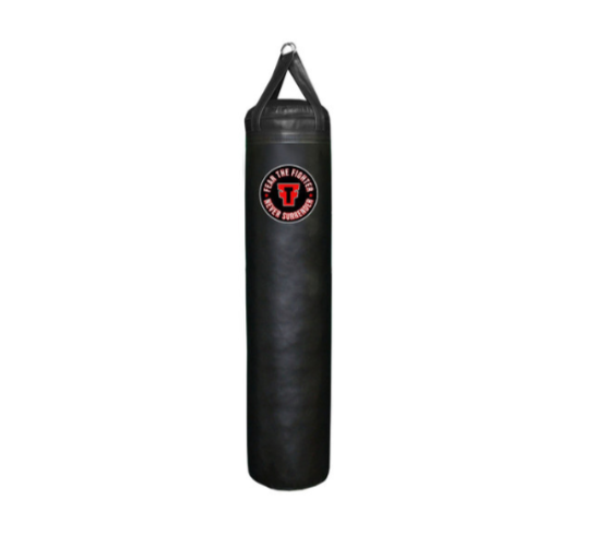 Fear The Fighter Muay Thai Kickboxing Heavy Punching Bag 130 lbs