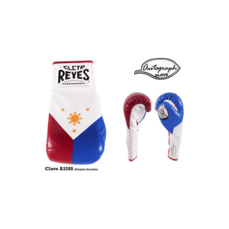 Cleto Reyes Autograph Glove Philippines Flag