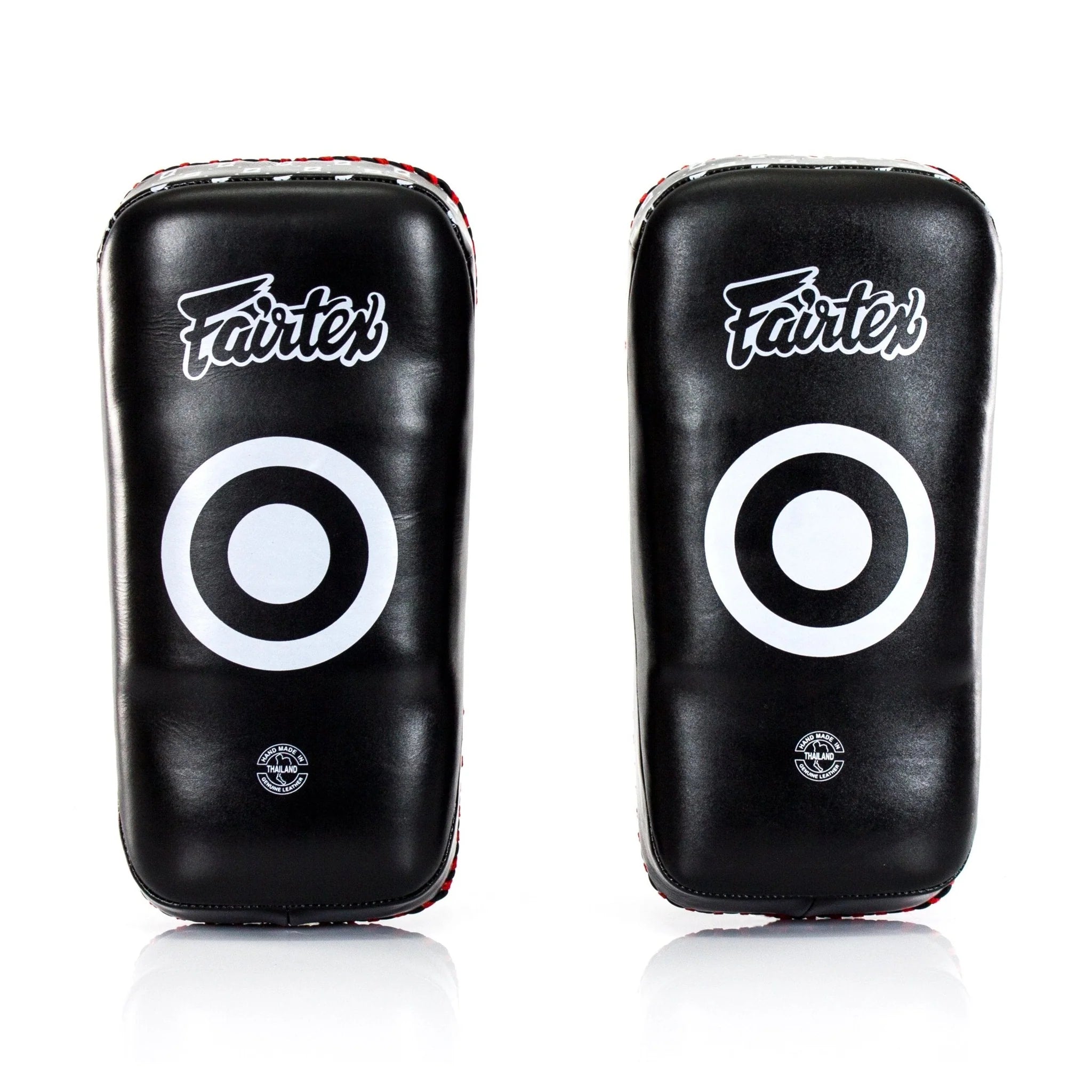Fairtex KPLS2 Superior Kickboxing Curved Kick Pads - Cowhide Leather