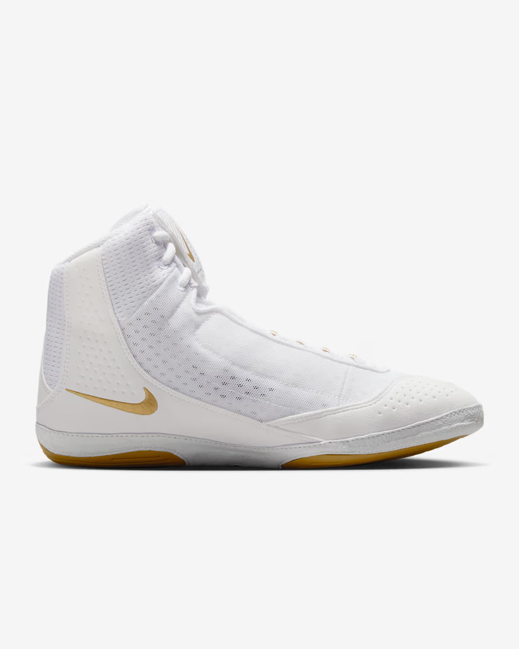 Nike Inflict 4 Wrestling Shoes -White/Photon Dust/Black/Metallic Gold