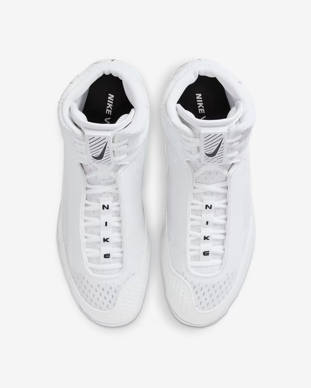 Nike Inflict 4 Wrestling Shoes - White/Black