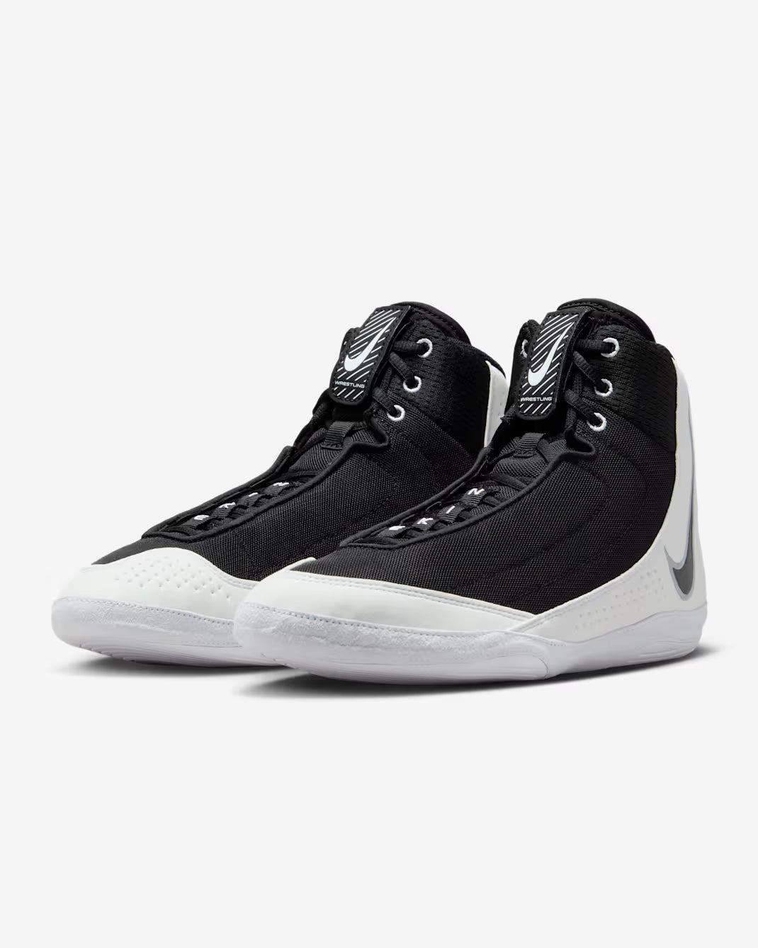 Nike Inflict 4 Wrestling Shoes - Black/White