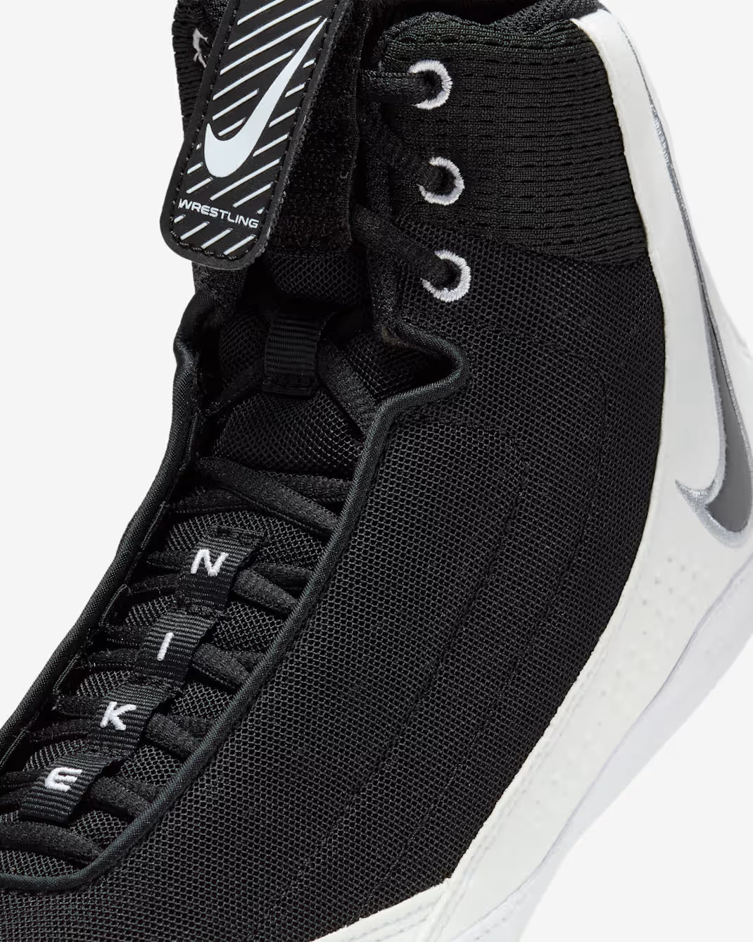 Nike Inflict 4 Wrestling Shoes - Black/White