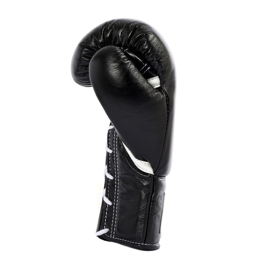 Winning Professional MS-300 Lace-Up Boxing Gloves Black