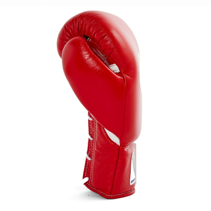 Winning Professional MS-300 Lace-Up Boxing Gloves Red