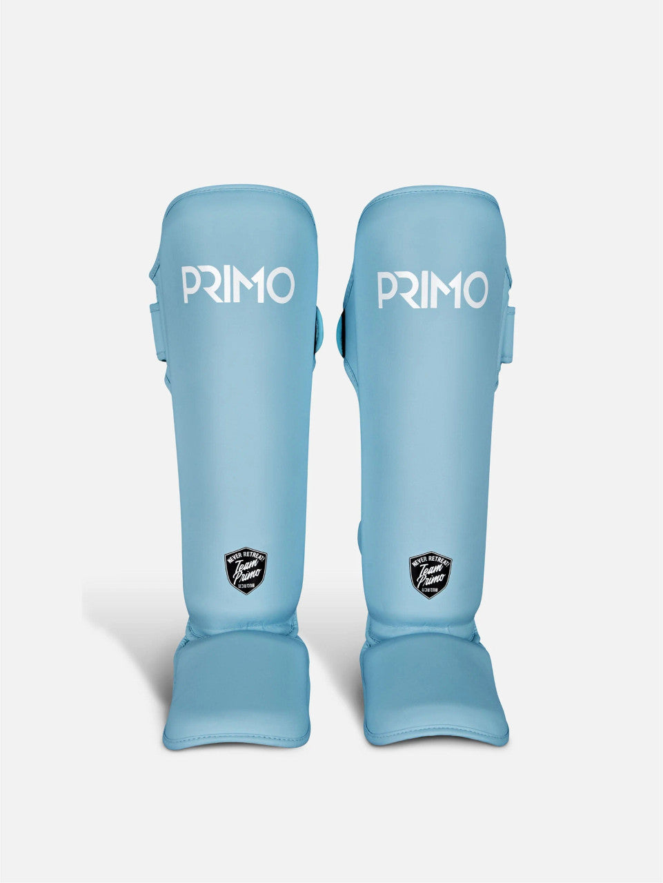 Primo Classic Muay Thai Shin Guards - Arctic Blue