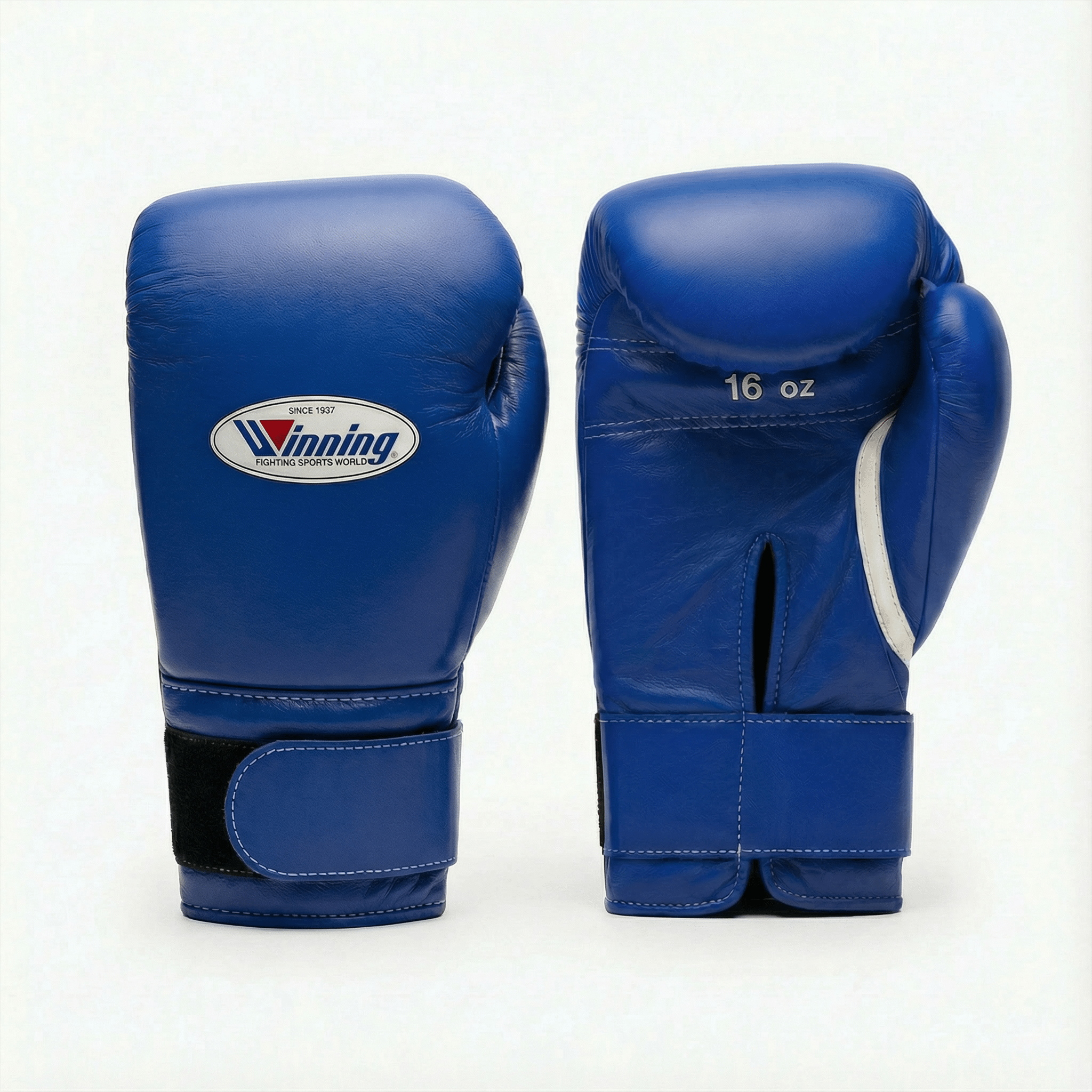 Winning Velcro Boxing Gloves Blue