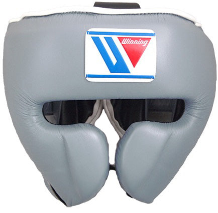 Winning Cheek Protector Headgear FG-2900 Gray Custom (Maroon Ears)